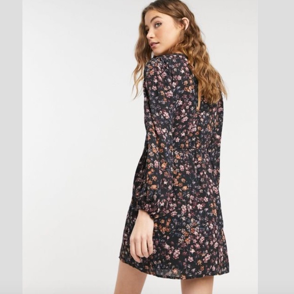 NWTs Abercrombie & Fitch Button-through Mini Dress fairy grunge wimsy goth - Picture 1 of 12